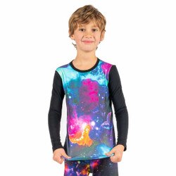 BlackStrap Therma Crew Top Kids' in Space Galactic